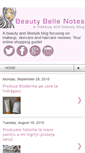 Mobile Screenshot of beautybellenotes.com